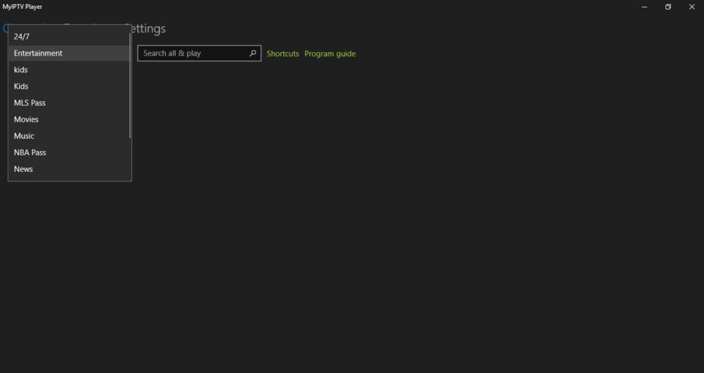 MyIPTV Player setup screenshot step 7 for Dream 4K IPTV device, app, sport or regional guidance