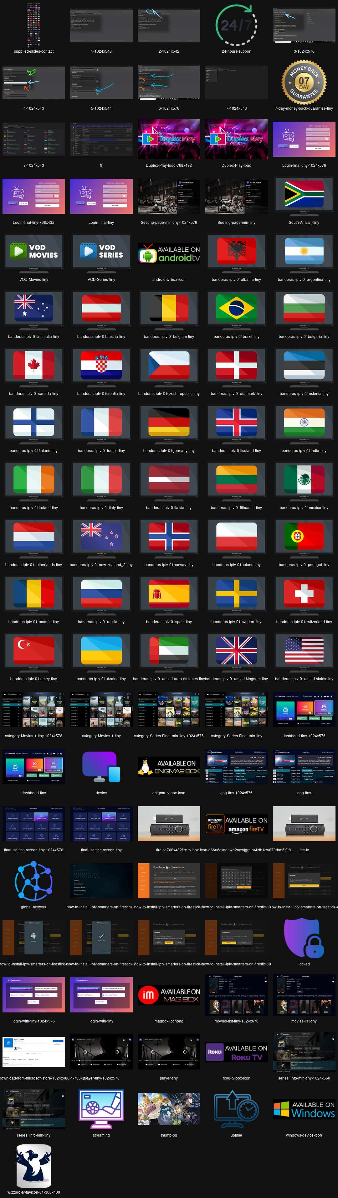 Compatible television player application icon for Dream 4K IPTV device, app, sport or regional guidance