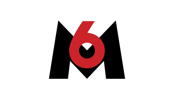 M6 red numeral logo